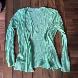 Forever 21 mint green cardigan